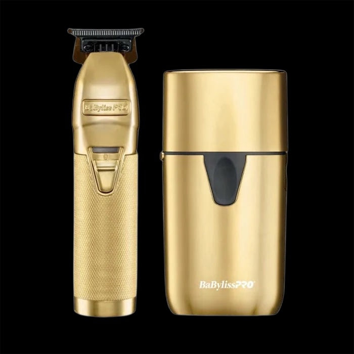 Babyliss 2023 LimitedFX Trimmer & UV Shaver combo Gold