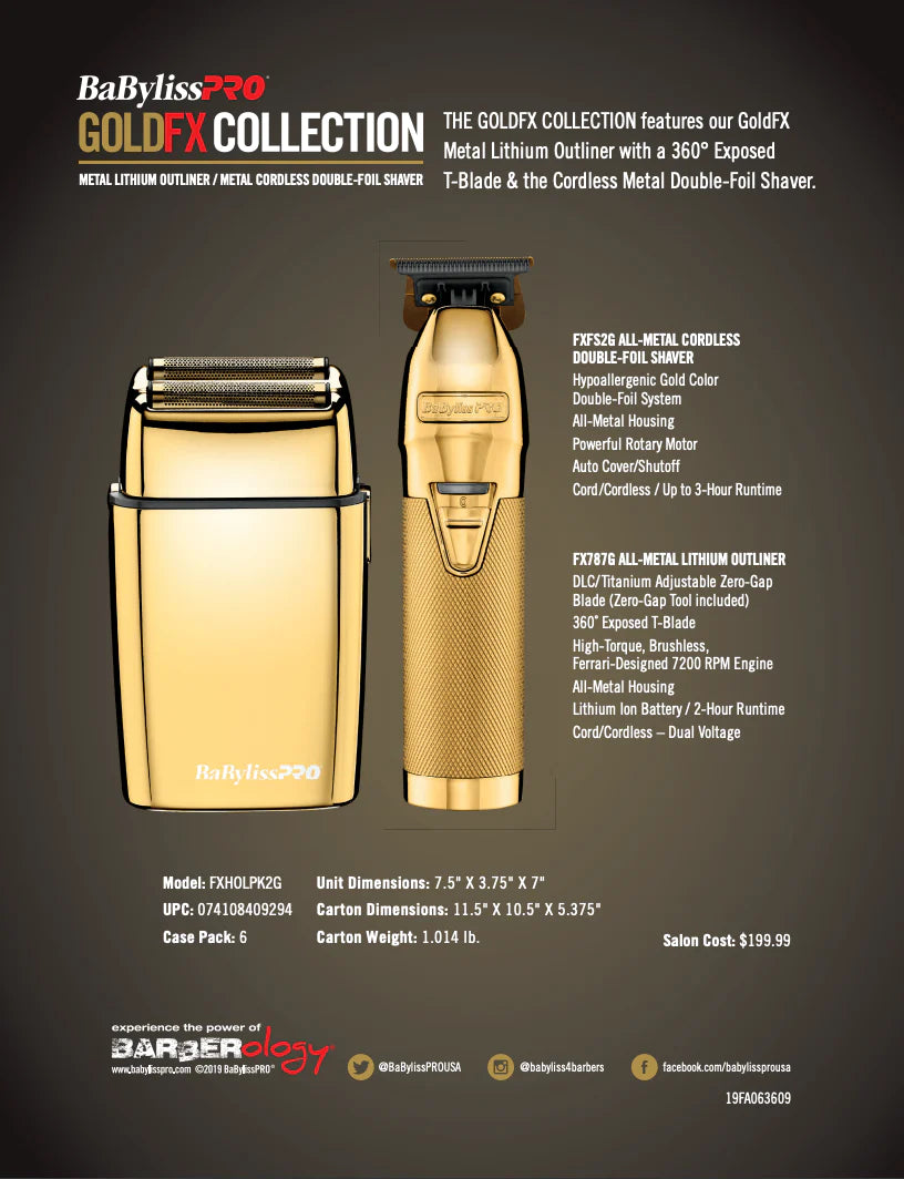 Babyliss Pro Gold FX Collection