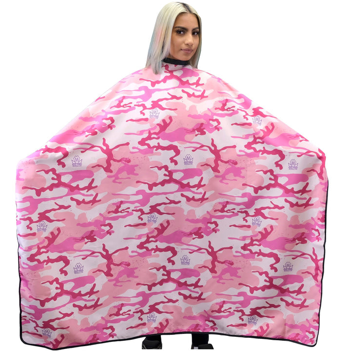 King Midas (Pink Camo) Barber Cape