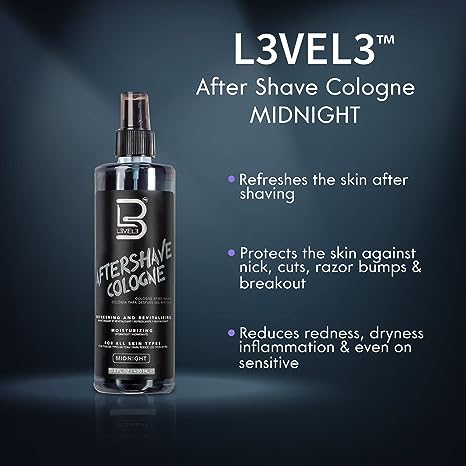 L3VEL3 Aftershave Cologne (Midnight)